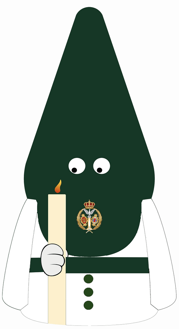 Cojin de tela de hermandad de Triana