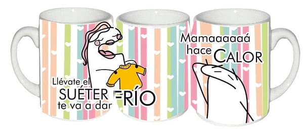 Taza día de la madre llamativa