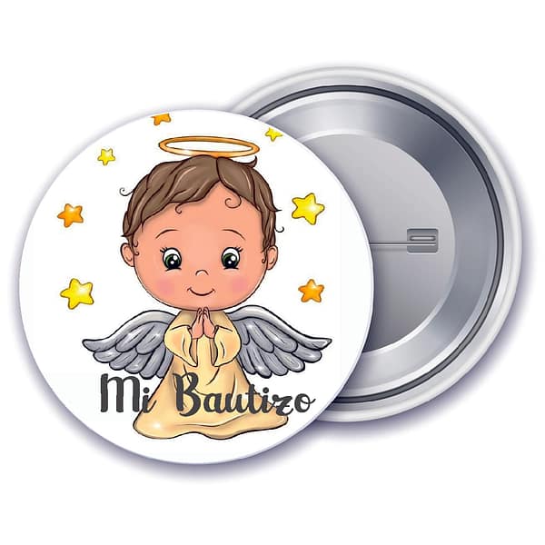 Chapa bautizo Ángel niño