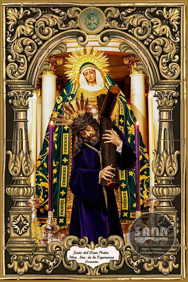 Azulejo gran poder Granada