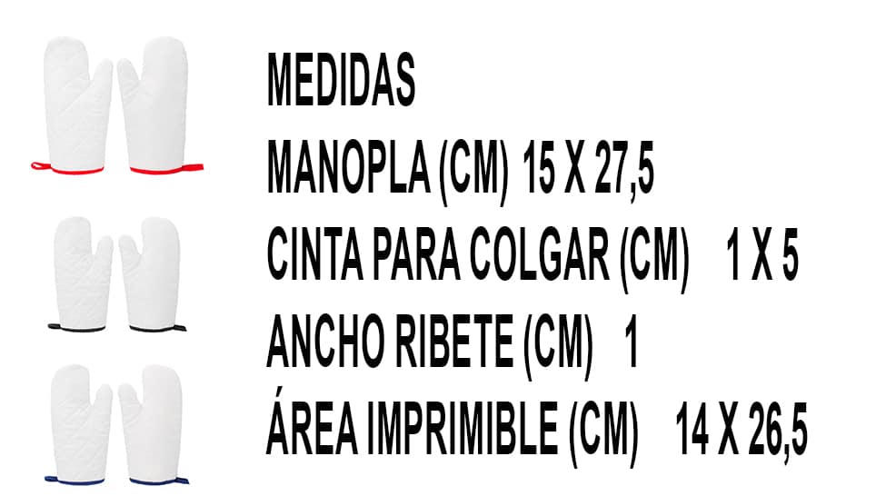 Guantes de cocina Sevilla f.c.