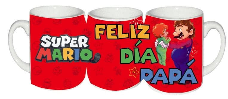 Taza día del padre mario bros0 (0)