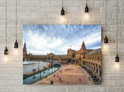 Lienzo Plaza España Sevilla
