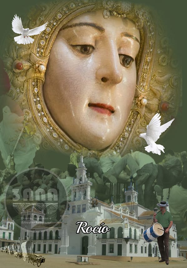 lona pvc Virgen del Rocío