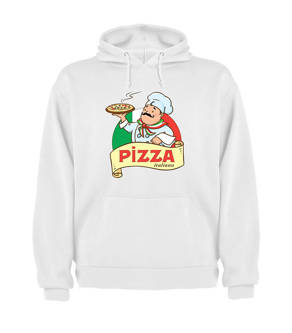 Sudadera capucha pizzero Italiano