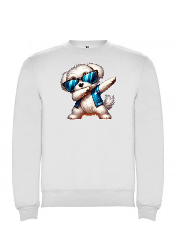 Sudadera perro bailando