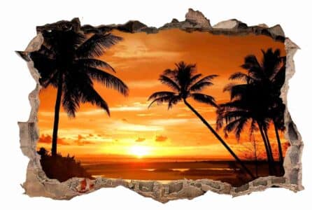 Cabecero de cama en vinilo en 3D