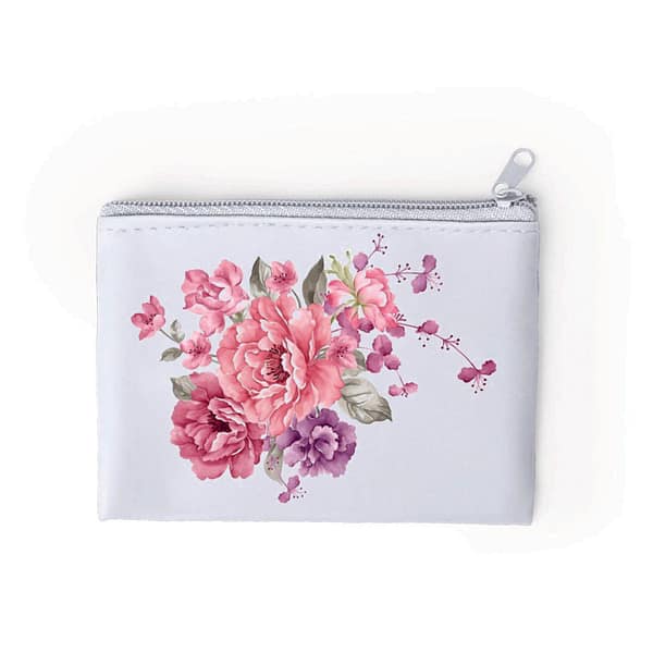 Monedero de Flores polipiel