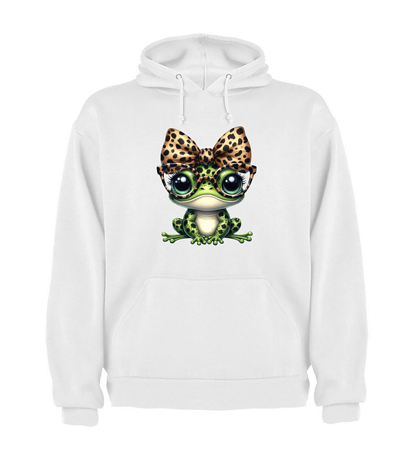 Sudadera capucha Rana leopardo