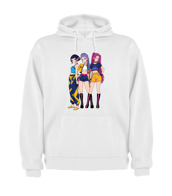 Sudadera capucha super guerreras