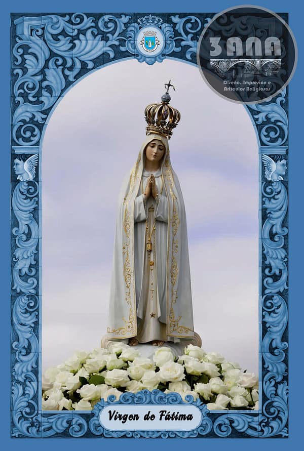 Azulejo Virgen de Fátima