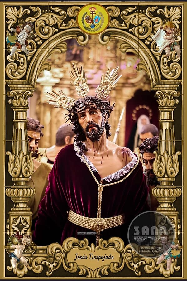 Azulejo Jesús despojado Sevilla
