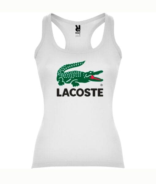 camiseta tirantas cocodrilo Lacoste