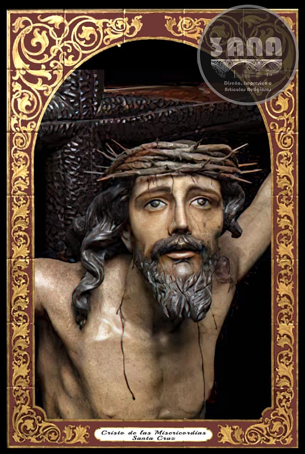 Azulejo Cristo Santa Cruz