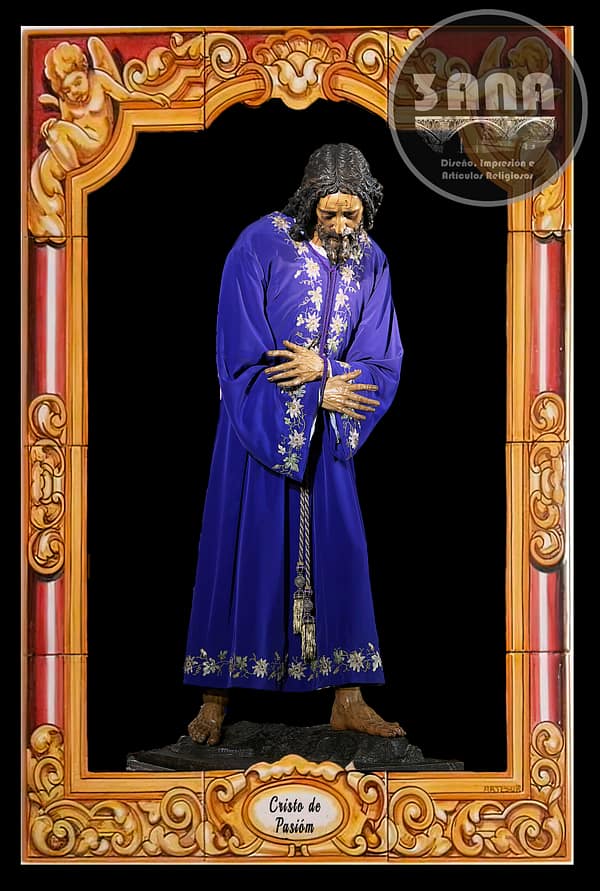 Azulejo cristo de Pasión