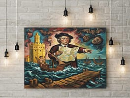 Lienzo Picasso Cristobal Colón