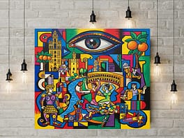 Lienzo Sevilla Picasso