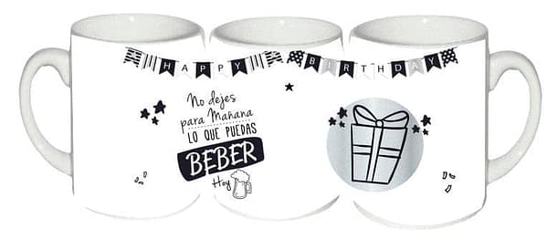 Taza Cumpleaños llamativa